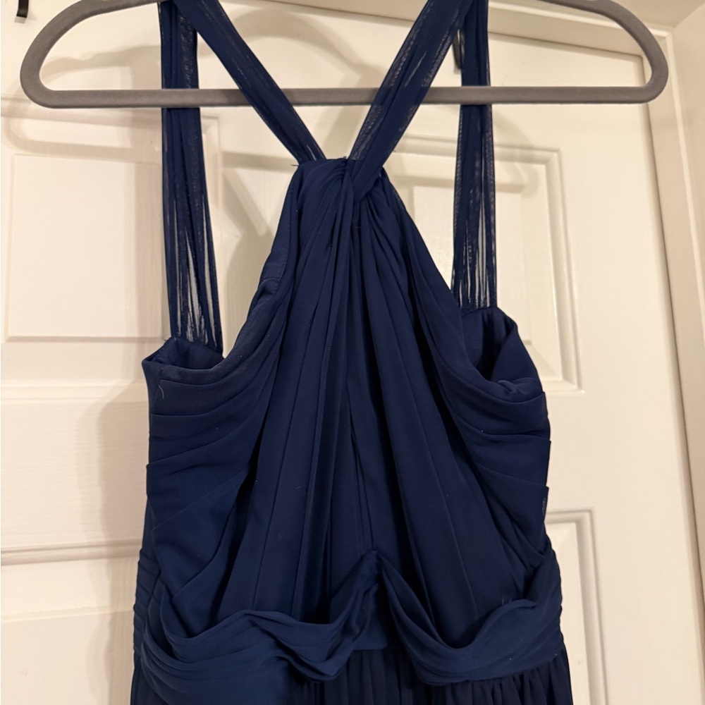 David’s Bridal Navy Maxi Dress